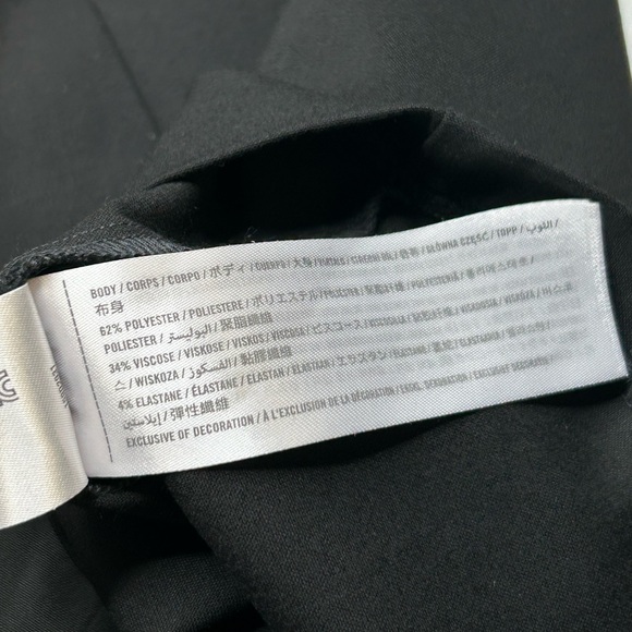 Abercrombie & Fitch NWT Contrast Sweetheart Corset Mini Dress Size Large Black - Picture 11 of 13